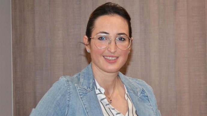 La concejal de VOX en el Ayuntamiento de Binéfar, Beatriz Oliván.