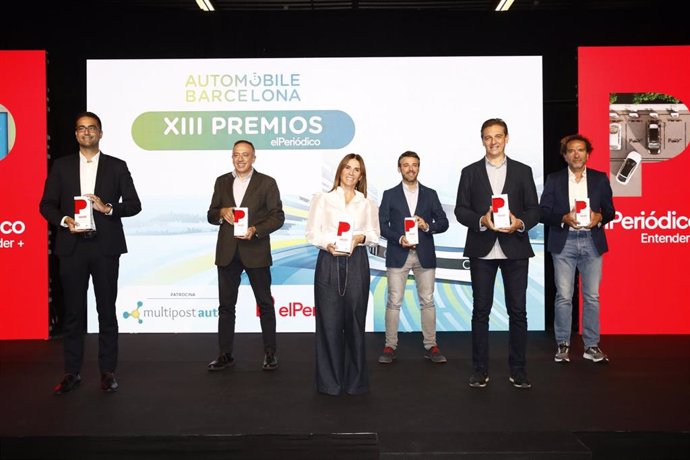 Los galardonados en los premios Automobile Barcelona.