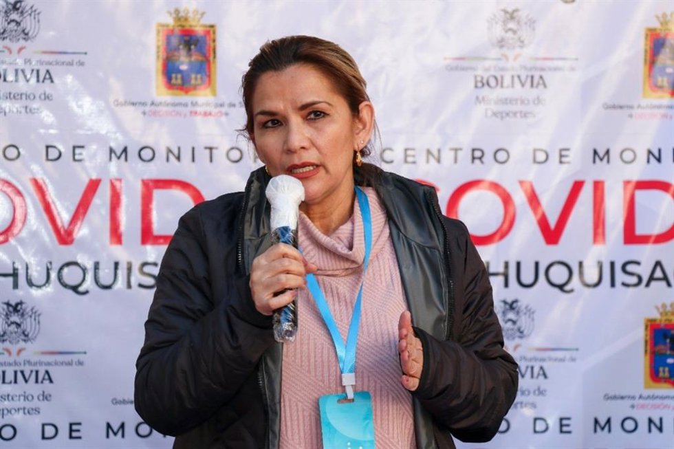 Archivo - La expresidenta de Bolivia Jeanine Áñez