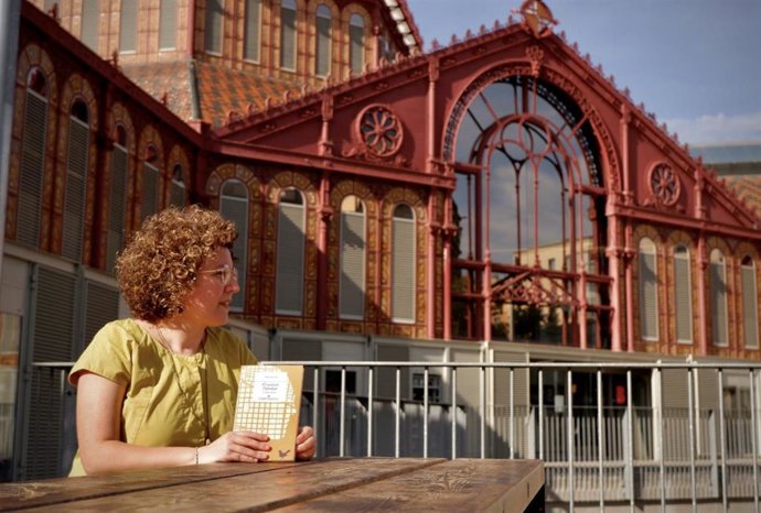 La autora y traductora Tina Valls en Barcelona