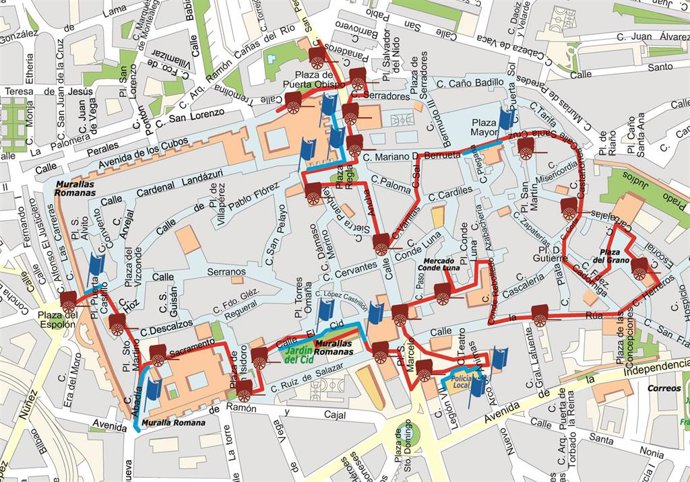 Recorrido de San Froilán por las calles de la capital leonesa.