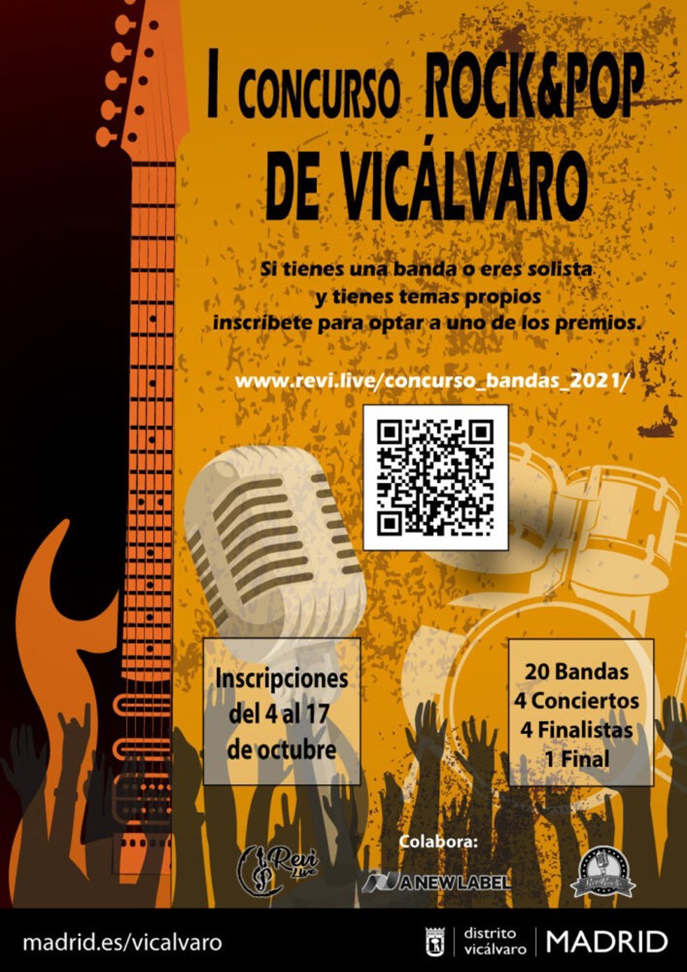 Primera edición del Concurso de Rock & Pop de Vicálvaro