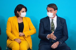 Jair Bolsonaro y Michelle Bolsonaro