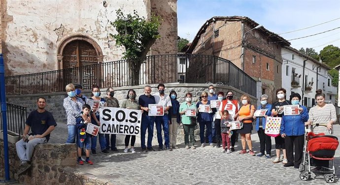 Concentración en Nieva de Cameros