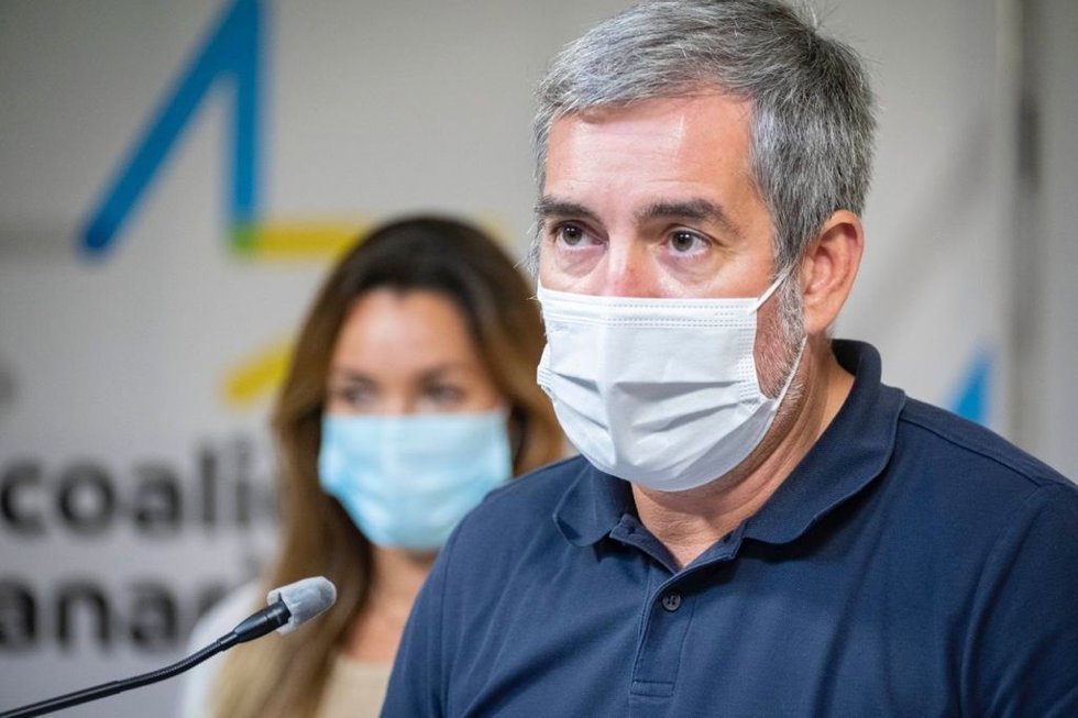 El secretario general nacional de Coalición Canaria-PNC, Fernando Clavijo,