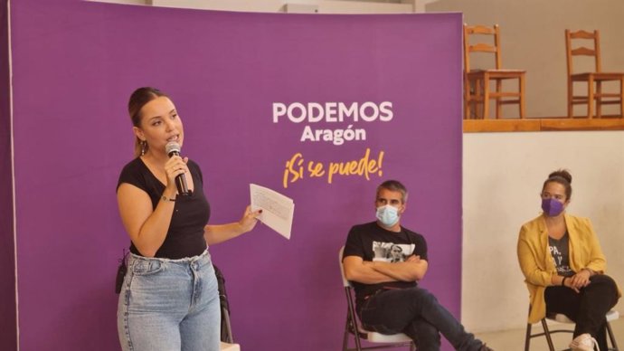 Maru Díaz (Podemos): "Podemos ha seguido trabajando, aumentando becas, garantizando derechos e igualdad".