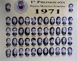 Primera promoción feminina de la Policía Municipal de Madrid