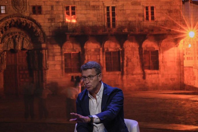 El presidente de la Xunta de Galicia, Alberto Núñez Feijóo, en la sexta jornada de la Convención Nacional del PP.