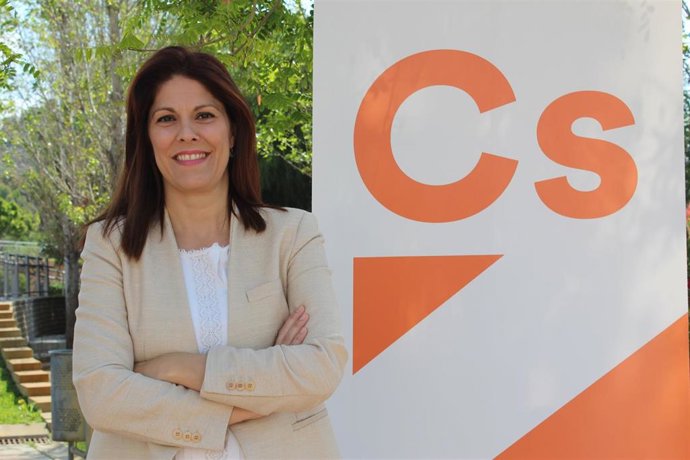 Archivo - La portavoz municipal de Ciudadanos en Málaga, Noelia Losada, en una imagen de archivo
