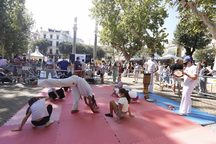Ayuntamiento de Sevilla celebra 'Vive La Alameda' de Casco Antiguo dentro de las actividades deportivas en distritos