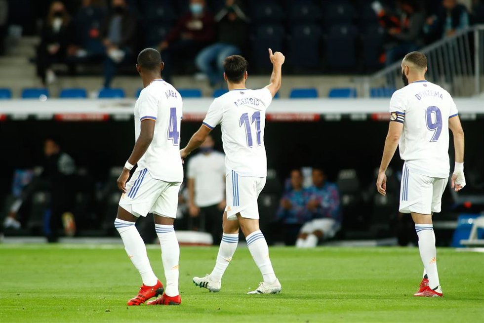 Marco Asensio celebra un gol ante el Mallorca el pasado 22 de septiembre