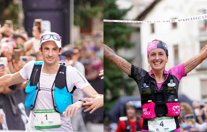 Kilian Jornet y Azara García se proclaman vencedores en la Salomon Ultra Pirineu