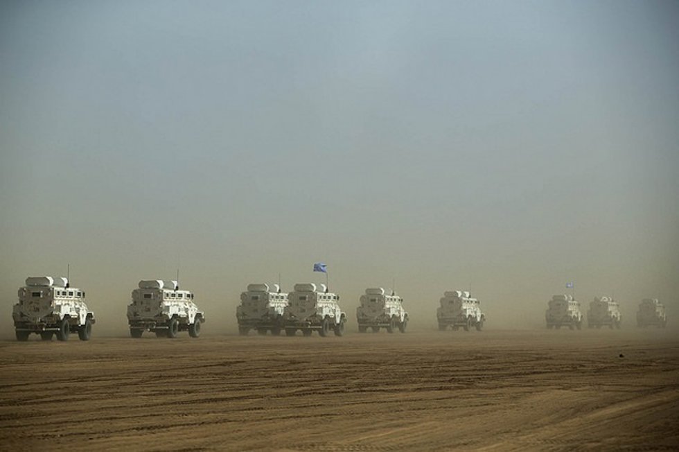 Archivo - Convoy de la MINUSMA en Malí