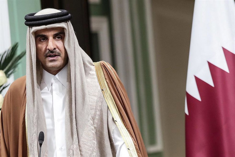 Archivo - El emir de Qatar, Tamim bin Hamad bin Jalifa al Zani