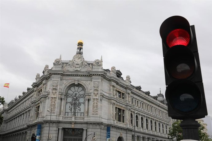 Archivo - Sede del Banco de España el día que ha publicado su informe anual, a 13 de mayo de 2021, en Madrid (España).