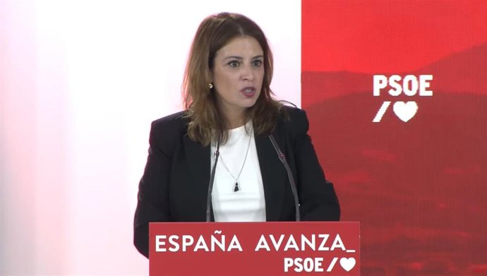 La vicesecretaria general del PSOE, Adriana Lastra
