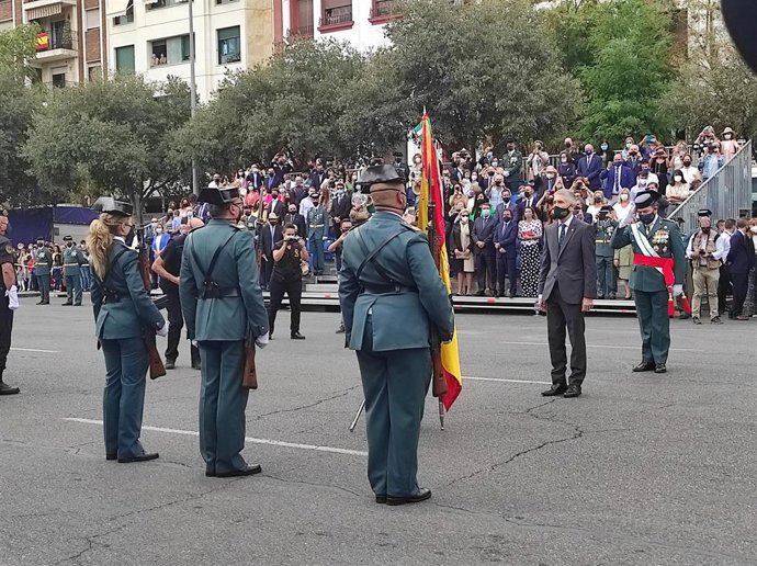 El ministro del Interior, Fernando Grande-Marlaska, preside en Córdoba el acto central de celebración de la festividad de la Virgen del Pilar, patrona del Cuerpo, dentro de la Semana Institucional del Instituto Armado.