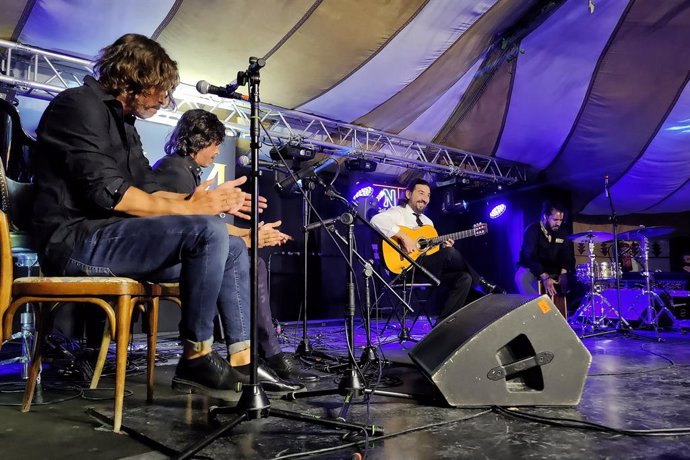 El ganador de un Grammy Latino Antonio Rey en el concierto de las VIII Jornadas de Guitarra Española en el Molino del Manto.