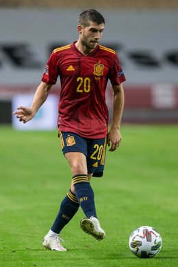 Archivo - Sergi Roberto con la selección española en un partido de la Nations League