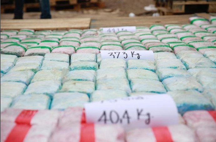 Archivo - Fardos de marihuana incautados Colombia