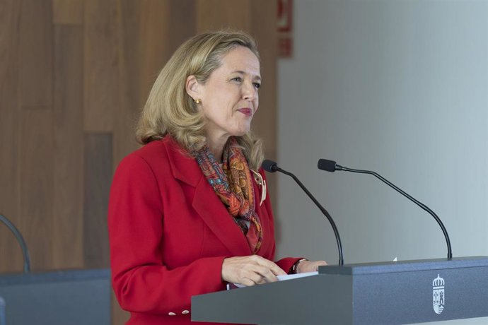 La vicepresidenta primera y ministra de Asuntos Económicos y Transformación Digital, , Nadia Calviño.