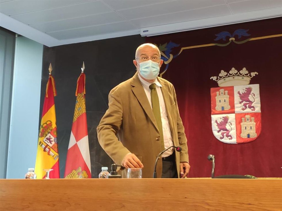 El vicepresidente y portavoz de la Junta, Francisco Igea, en la sede de la Delegación de la Junta en Salamanca