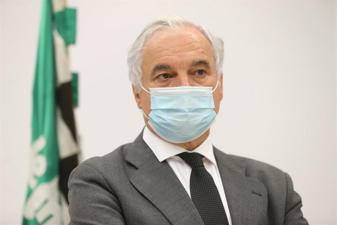 Archivo - El presidente de la Confederación Empresarial de Madrid (CEIM), Miguel Garrido.