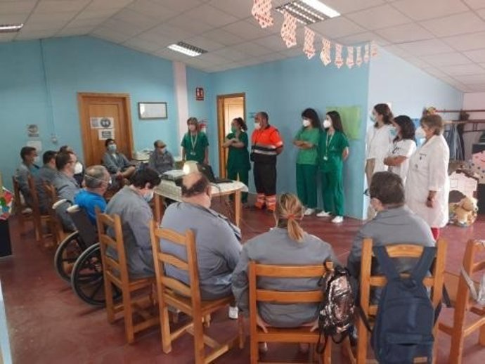 Una de las actividades en la UGC de Bujalance.