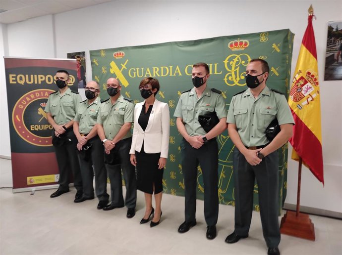 La directora general de la Guardia Civil, María Gámez, presenta los 'Equipos @' de prevención y respuesta en materia de ciberdelincuencia.