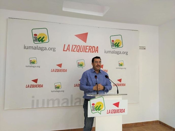 Guzmán Ahumada, coordinador provincial de IU en Málaga y portavoz adjunto de Unidas Podemos por Andalucía en el Parlamento andaluz