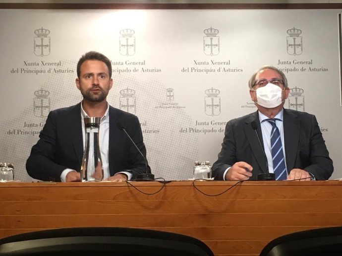 El diputado del PP Álvaro Queipo y el exdirigente del PP Ramón Cañal