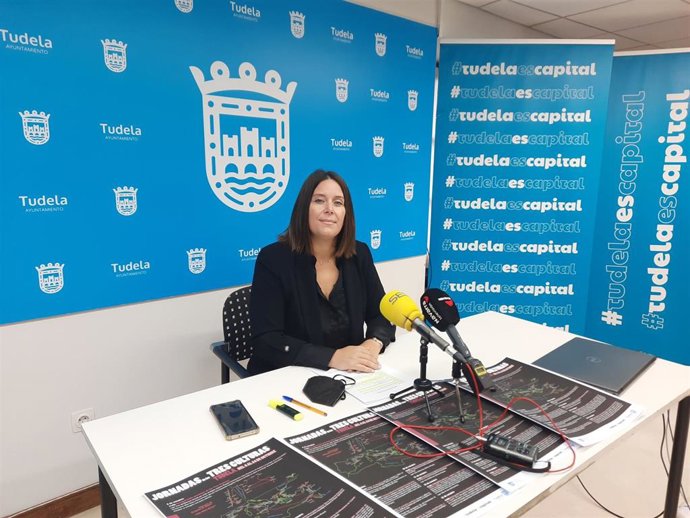 La concejala de Turismo del Ayuntamiento de Tudela, Irune García.
