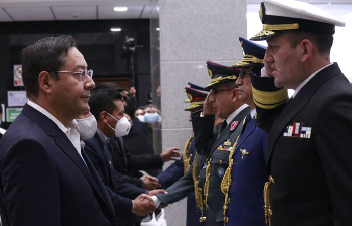 Archivo - El presidente de Bolivia, Luis Arce.