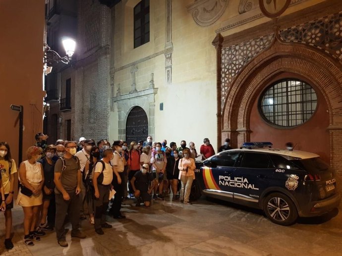 La Policía Nacional vela por un Camino Mozárabe seguro en su recorrido por la provincia de Málaga