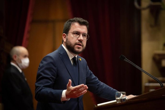 El presidente de la Generalitat, Pere Aragons