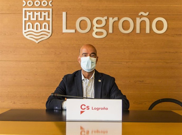 Archivo - El portavoz de Cs, Ignacio Tricio, presenta moción sobre ciudades hermanadas