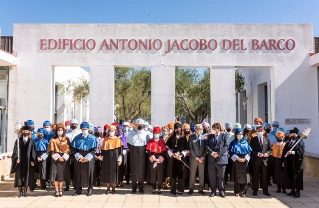 Acto oficial de inauguración del curso 2021/2021 de la Universidad de Huelva.