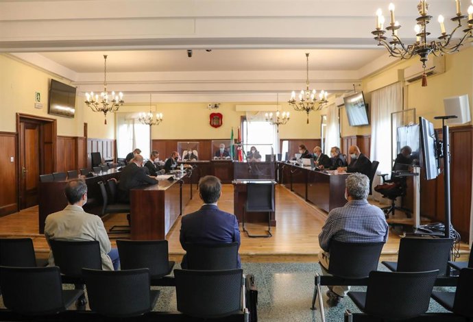 Imagen de archivo de la primera sesión del juicio