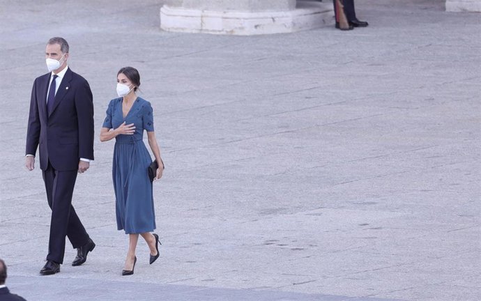 Archivo - Los Reyes Felipe VI y Letizia