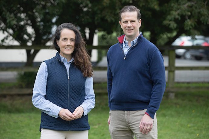 Archivo - Los cofundadores de EquiTrace, Kevin and Jennifer Corley.