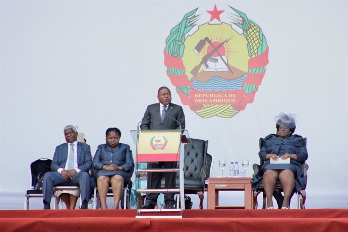 Archivo - El presidente de Mozambique, Filipe Nyusi