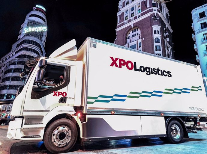 Camión eléctrico Volvo de XPO Logistics