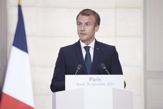 El presidente de Francia, Emmanuel Macron