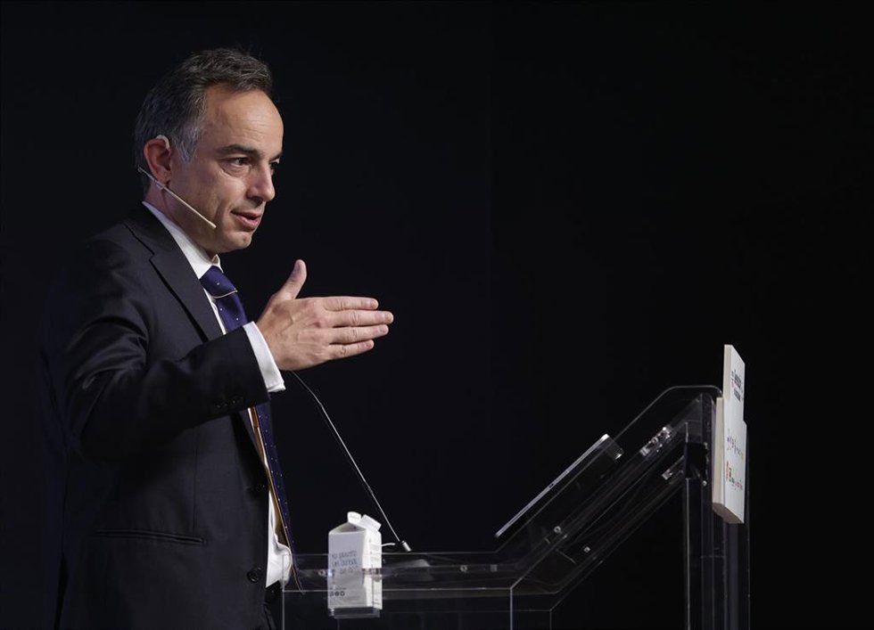 Archivo - El presidente de McKinsey&Company en España y Portugal, Alejandro Beltrán, interviene en el acto inaugural del proyecto 'Generación de oportunidades', a 1 de julio de 2021, en el Auditorio El Beatriz, Madrid, (España). Organizado por mcKinsey&
