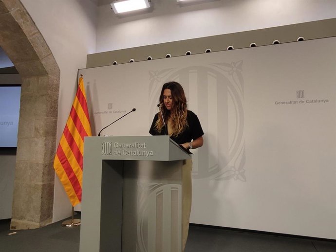 La portavoz del Govern, Patrícia Plaja