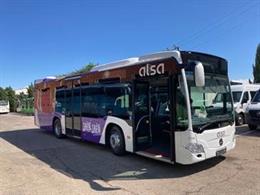 Imagen de los nuevos autobuses urbanos de Alsa que sustituirán a los de Castillo