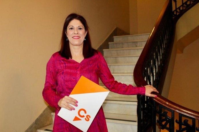 Archivo - Noelia Losada, portavoz de Cs en el Ayuntamiento de Málaga