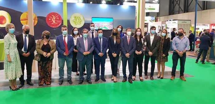El presidente de la Diputación de Granada, José Entrena, ha asistido este martes en Madrid a la inauguración de Fruit Atracttion 2021.