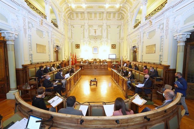 Pleno del Ayuntamiento de Valladolid.