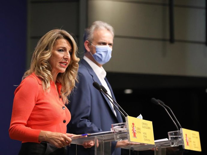 Archivo - La vicepresidenta segunda del Gobierno y ministra de Trabajo y Economía Social, Yolanda Díaz.